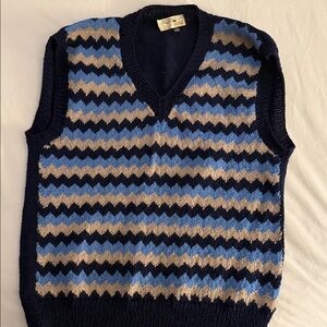 Men's Chevron Pattern Sweater Vest